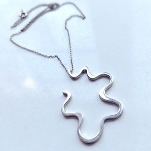 Authentic Tiffany & Co Paloma Picasso sterling silver pendant